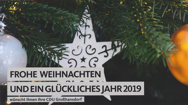 CDU Großhansdorf - Weihnachten 2018